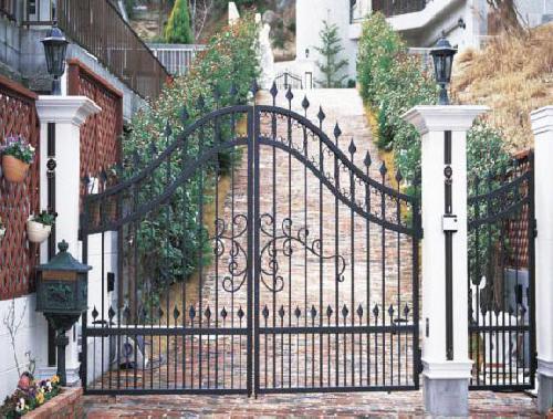 洛陽鐵藝-鐵藝門柱