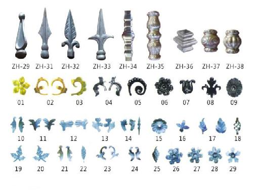 洛陽(yáng)鐵藝-護(hù)欄花件