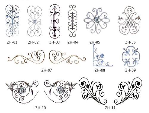 洛陽(yáng)鐵藝-護(hù)欄花件